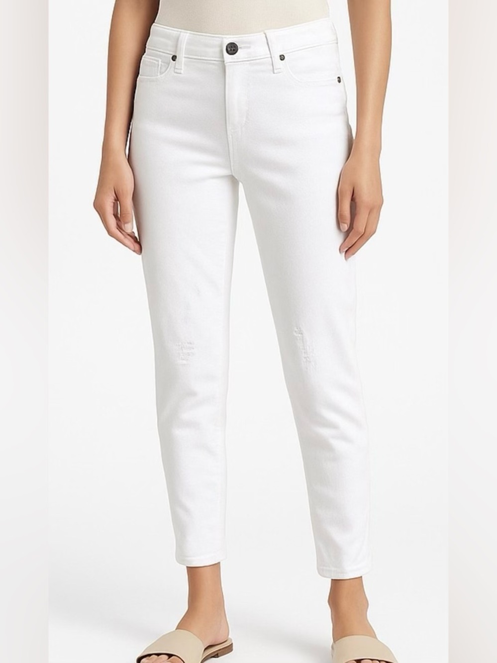 Buffalo David Bitton Women's Skinny Jeans in White
